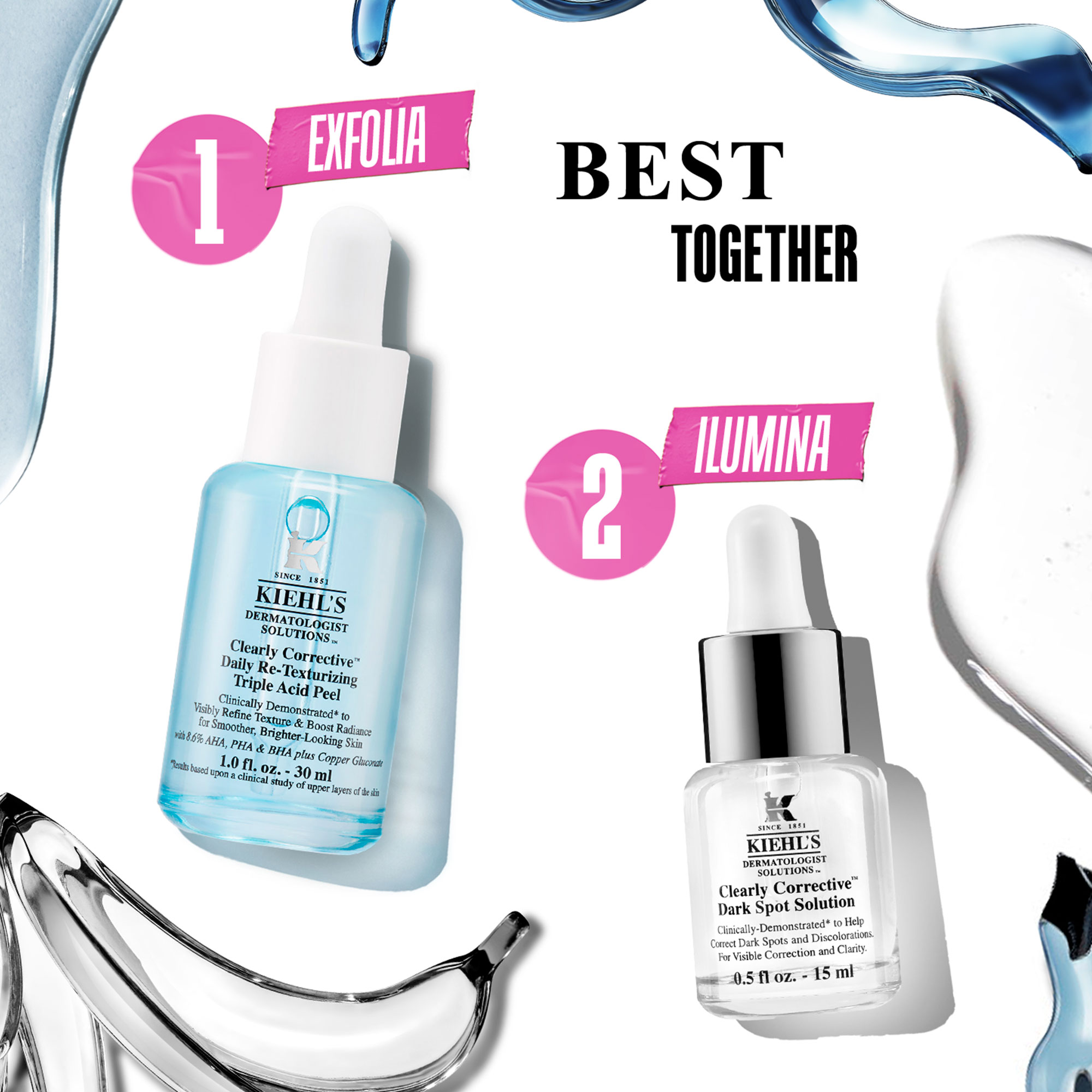 SET BEST IN GLASS KIEHL´S (DUO DE ILUMINACIÓN)
